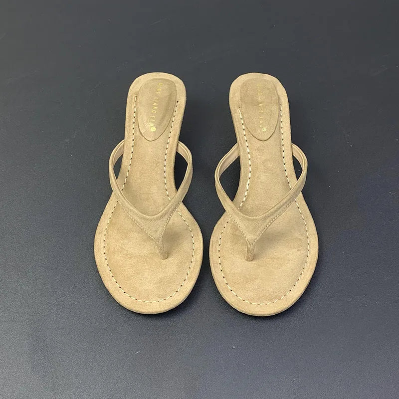 Elegant Women Shoes With Low Heels Female Footwear 2025 Round Toe Pumps Shallow Modern Sandals Ladies Heels Shoes