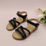 Girls sandals new summer medium and large children princess shoes soft sole shoes