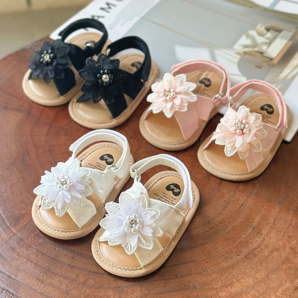 Baby Girls Sandals Summer Shoes Outdoor First Walker Toddler Girls Shoes For Summer