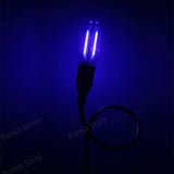 LED Night Light A set of Light Bulbs USB Bendable Night Light USB Metal Hose And Night Light Bulb Purple Pink Blue Green