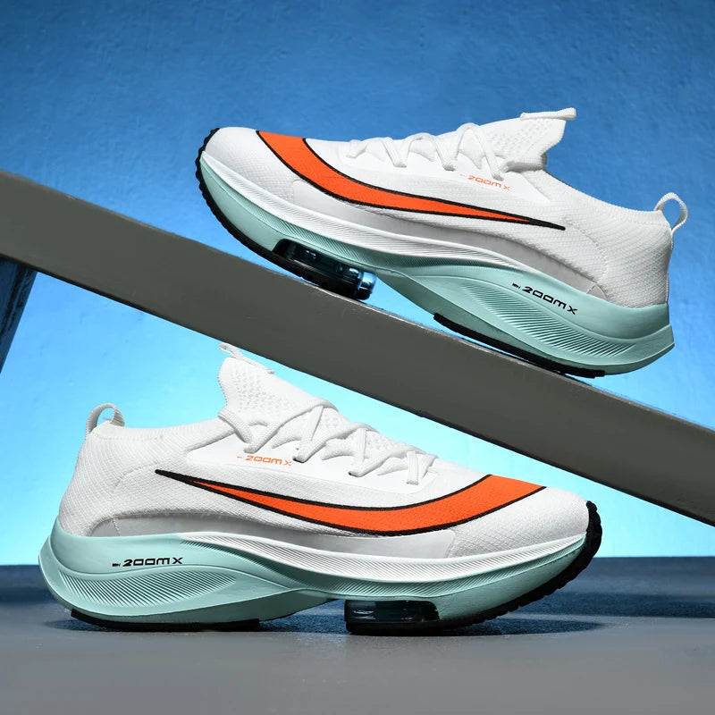 Men's casual shoes Running shoes non-slip flexible luxury high elastic thick sole light breathable running shoes for men