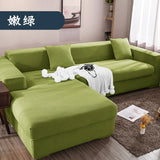 Sofa Cover for Living Room Thick Elastic Polar Fleece 1/2/3/4 Seater L-shaped Corner Sofa Cover for Sofa Chaise Longue