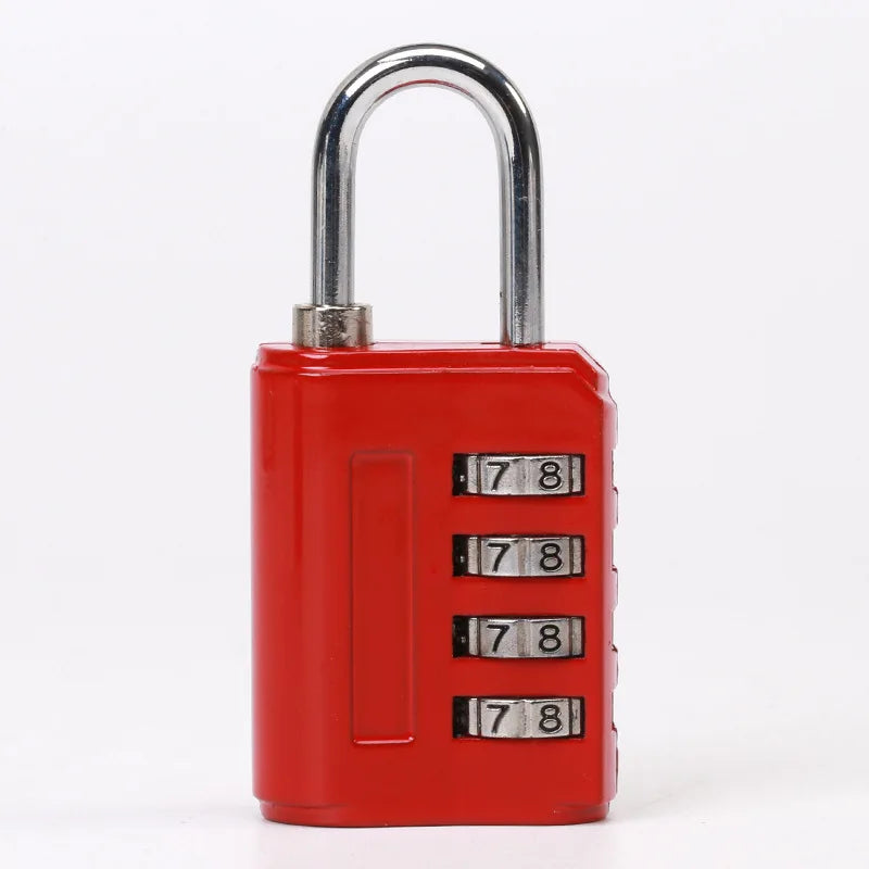 4 Digits Password Code Combination Padlock Aluminum alloy Suitcase For Luggage Travel Code Lock Code Keyed Anti-thieft Lock