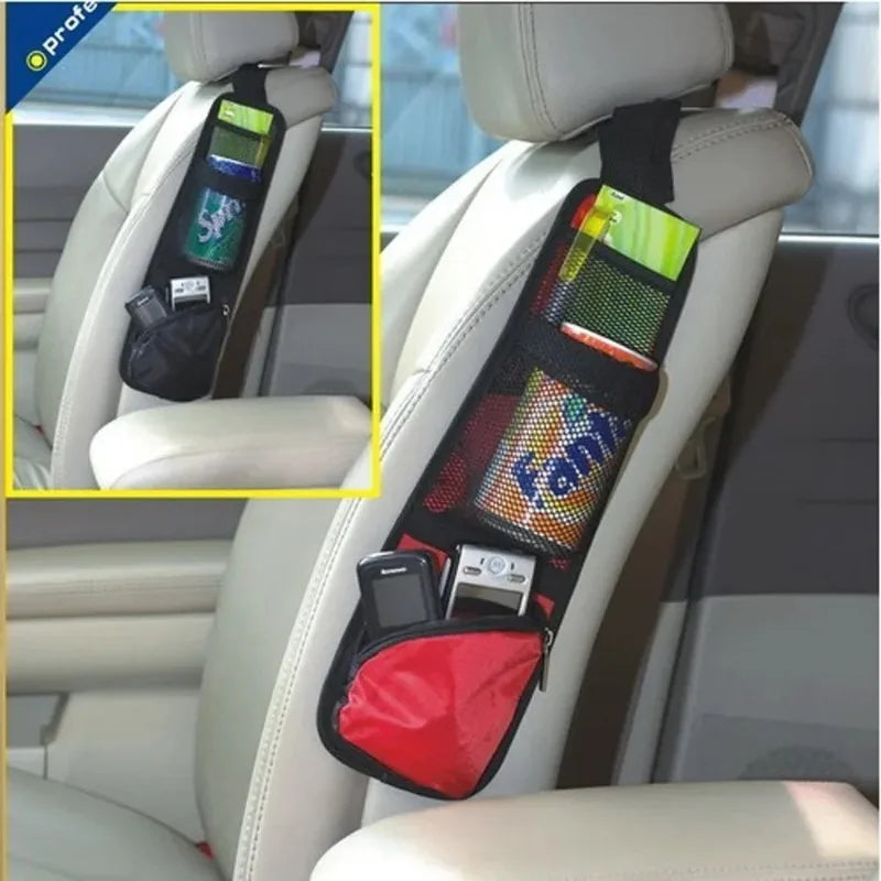 Car Seat Back Side Bags Car Multifunctional Storage Hanging Bags Water Cup Holder Cars Storage Side Bag Car Accessories Gadget
