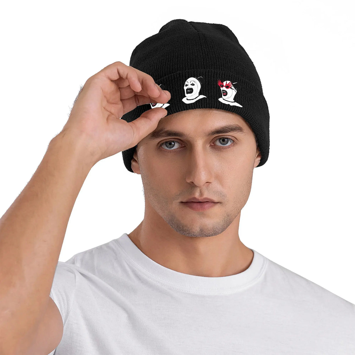 Terrifier Knit Hat Beanies Winter Hats Warm Unisex  Fashion  Cap for Men Women Gifts