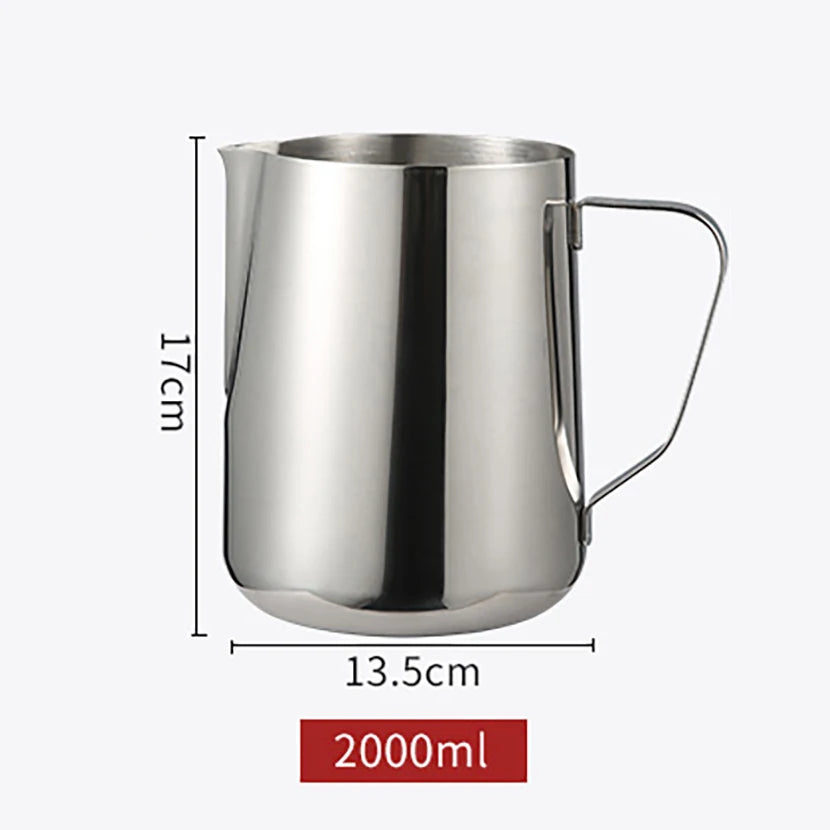 Stainless Steel Milk Frothing Pitcher Espresso Steam Coffee Barista Craft Latte Cappuccino Milk Cream Cup Frothing Jug Pitcher