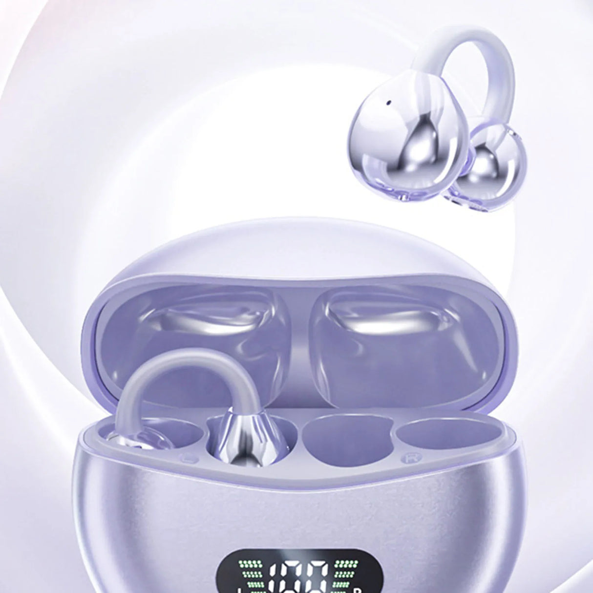Al Translation Earphone Translator Device Earbuds One Button Control Clear Sound Quality Accurate for Travel Business Learning