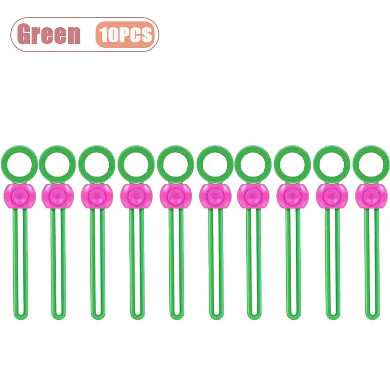 Colorful Tie Sealing Clips for Food Bags Kitchen Sealing Clip Multi-functional Closure for Freshness and Practical Storage