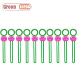 Colorful Tie Sealing Clips for Food Bags Kitchen Sealing Clip Multi-functional Closure for Freshness and Practical Storage