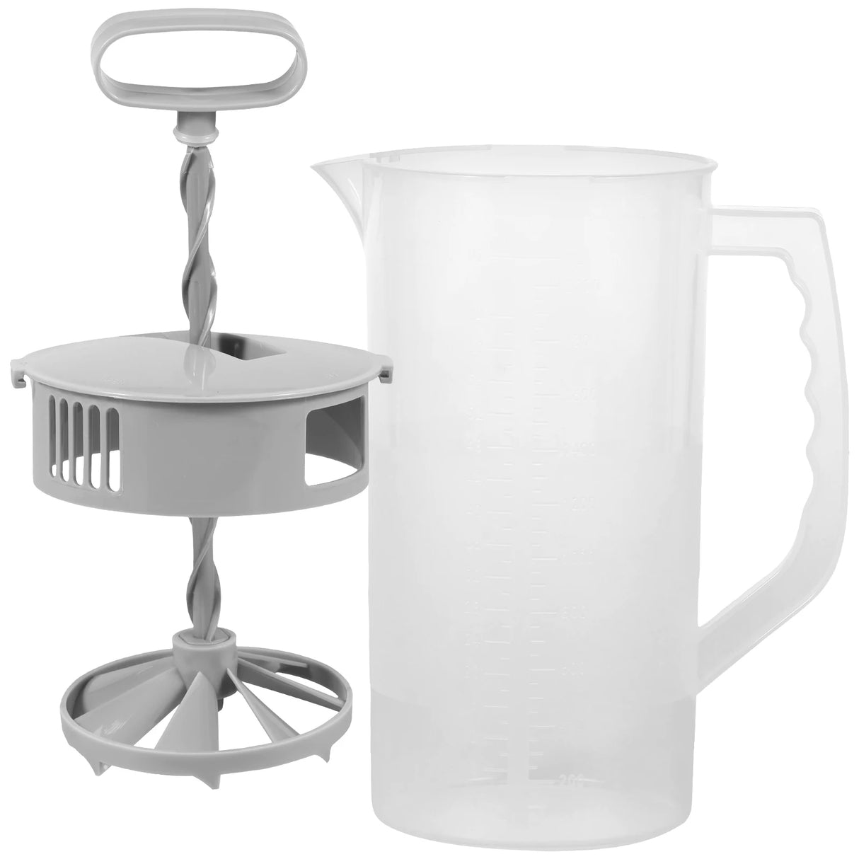 Mixing Pitcher for Drinks 2000ml Mixing Water Pitcher Wide Mouth Lemon Orange Fruit Juice Mixing Container Kitchen Accessories