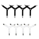 Triangle Bed Sheet Clips Adjustable Fitted Sheet Suspenders & Mattress Grippers for Secure Hold