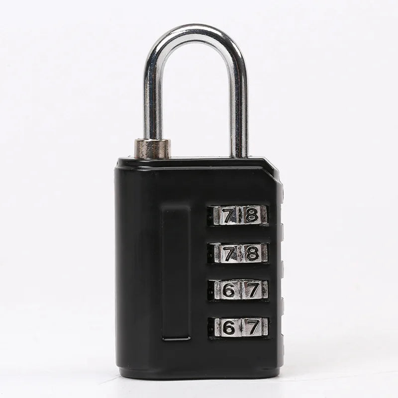 4 Digits Password Code Combination Padlock Aluminum alloy Suitcase For Luggage Travel Code Lock Code Keyed Anti-thieft Lock