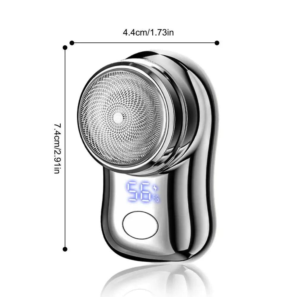 Electric Razor With LED Display Fast Charging Electric Shaver For Men Washable Portable Mini Razor For Home Business Travel