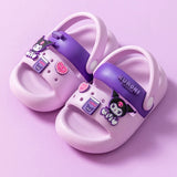 Sanrio girls Sandals Cute cartoon non-slip kids beach shoes