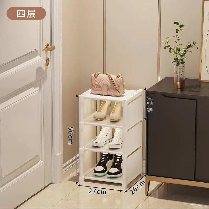 Shoe rack  Household simple door entry Indoor dormitory rental Space-saving small  shoe cabinet