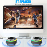 Portable Waterproof Bluetooth Shower Speaker with Suction Cup  IPX7 Waterproof Stereo Subwoofer FM Radio for Bathroom Party