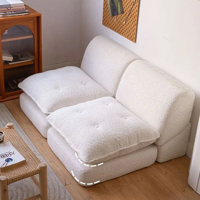 Comfortable Multifunctional Sofa Bed Children's Sofas Reclining Lazy Sleeping Beds Modern Tiny Home Portable Balcony Furniture