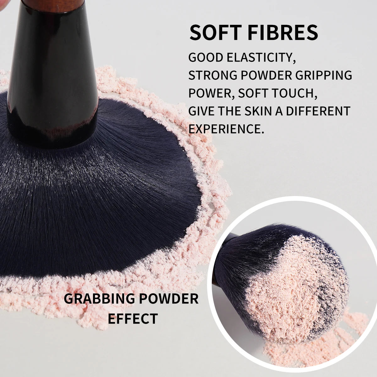 MAANGE 1PC Professional Powder Brush Large Soft Dense Bristle Blush Brush Blending Cosmetic Makeup Brushes Tool for Beauty Gift