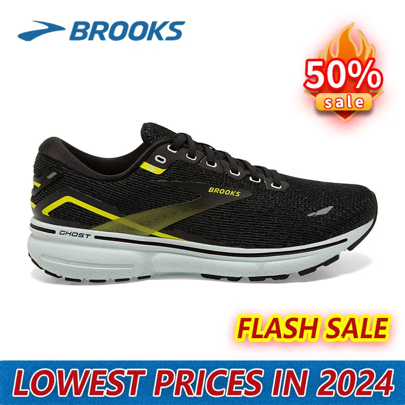 Brooks Ghost 15 series outdoor running shoes sports shoes men's and women's casual shoes training long-distance running shoes