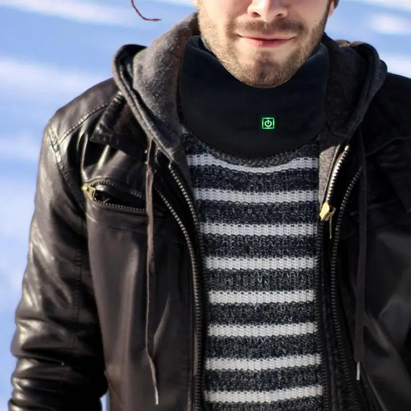 Heated Neck Scarf Winter Neck Heating Warmer For Men And Women USB Charging Washable Autumn Tube Scarf With 3 Temperature Modes