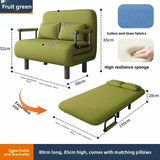 80Cm folding sofa bed, living room dual-purpose single sofa lunch break bed