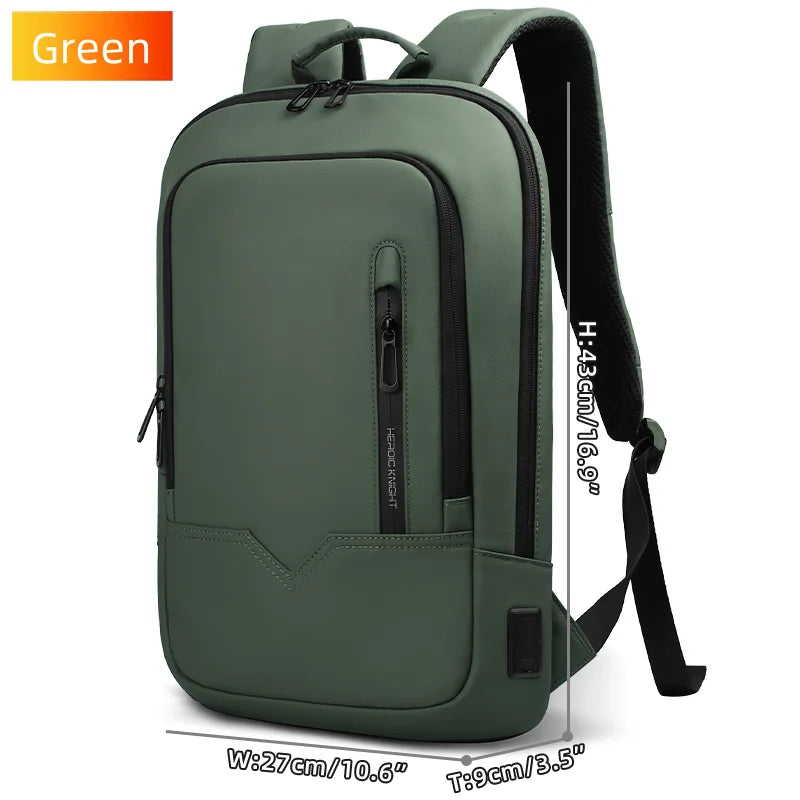 Heroic Knight Men Multifunctional Backpack Waterproof Laptop Backpack Men Business Laptop Bag Travel College Bag for Office Work