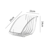 5 Grids Kitchen Cabinet Organizers for Dish and Bowl Tableware Tray Bowls Dishes Storage Rack Cookware Shelf Plate Storage Stand