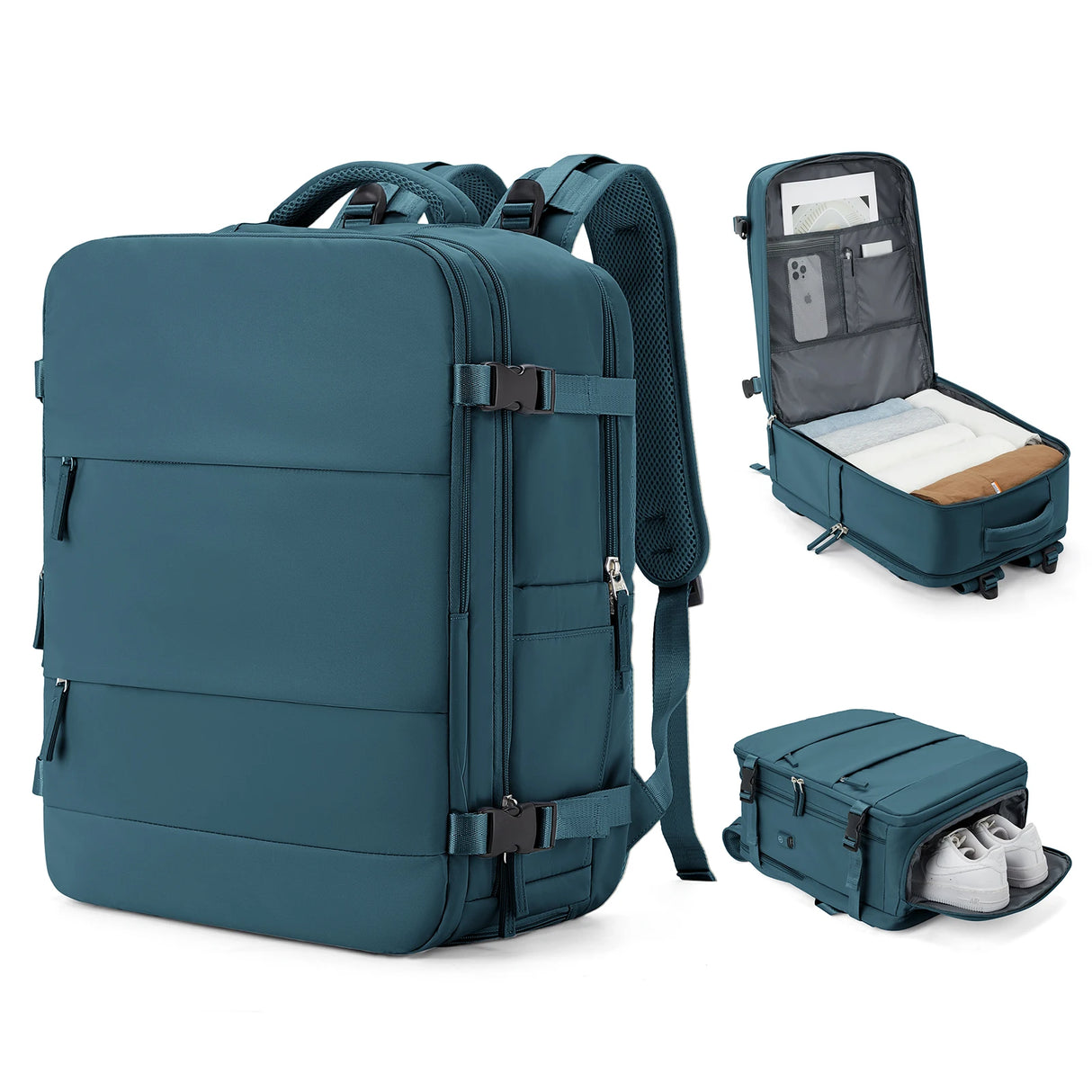 Men's Travel Backpack 40x20x30 Ryanair Short Distance Hand Luggage Business Waterproof Backpack Carry-ons Laptop Bag College Bag