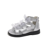 Girls Sandals Summer New Children's Shoes Little Girl Princess Baby Roman Shoes Soft Sole Trend Cool Footwear Size 23-36