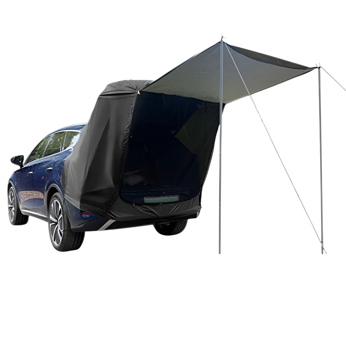 Car Tail Tent Canopy Off-road Camping Picnic Leisure Outdoor Car Tent Sunscreen Waterproof Simple Installation and Storage