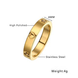 stainless steel Ring For Women Fashion Jewelry Accessories