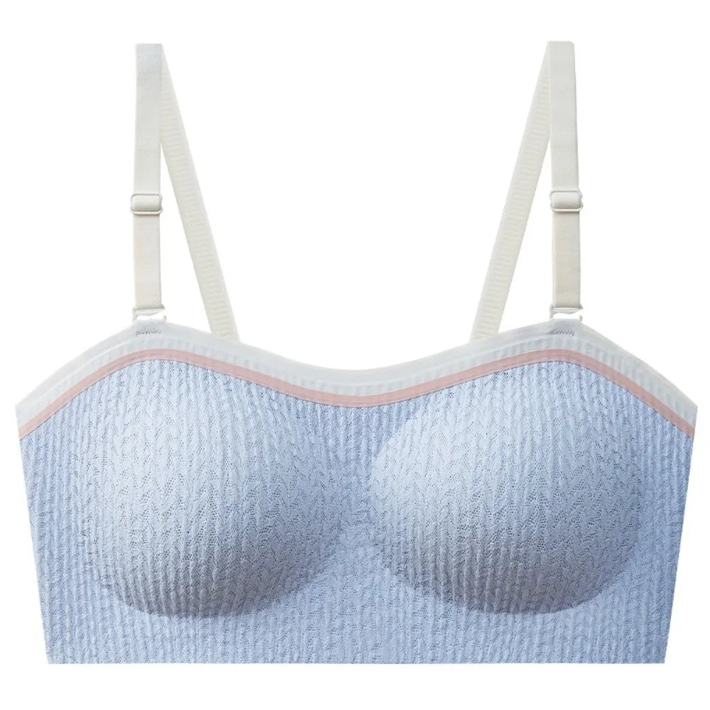 Lingerie Adjustable Wireless Bra Close-fitting Shockproof Brassiere for Women Anti-sagging Elastic Traceless Push Up Underwear