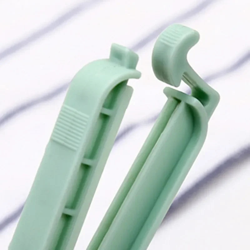 Portable Bag Clips Storage Fresh-keeping Sealer Clamp Snack Bags Sealing Clip Food Sealing Clip Plastic Tweezers Kitchen Tools