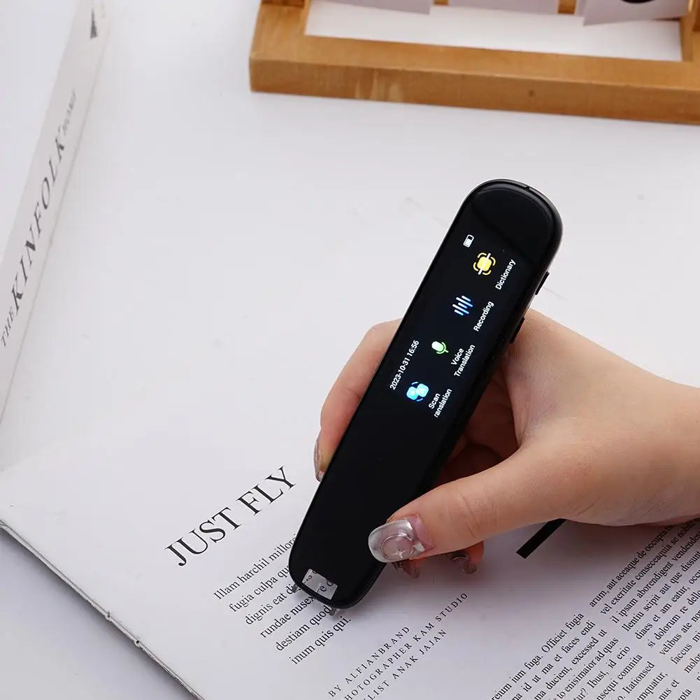 Translator Languages Reading Pen For Dyslexia Autism Smart Voice Portable Scanner Pen Instant Smart Voice Translator Device