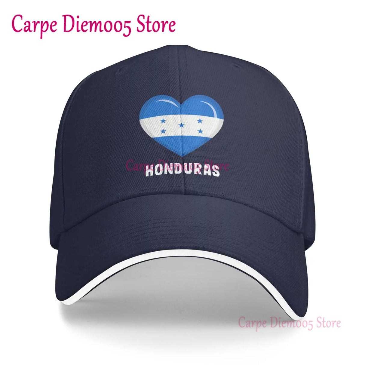Honduras Flag Unisex Hats Fashion Adjustable Baseball Cap for Men Women