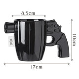 ceramic gun mug cup pistol gun handle mug cup sheriff mug