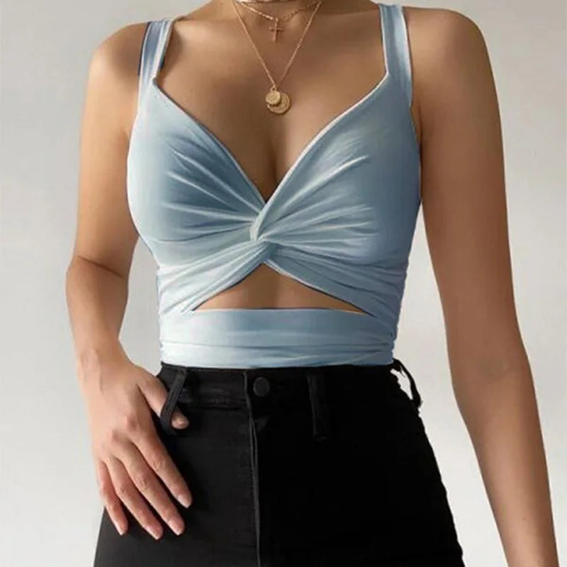2025 Sexy Women Sleeveless Short Crop tops Ladies Vest Casual Tank Top Women's Tube Top Female Black White