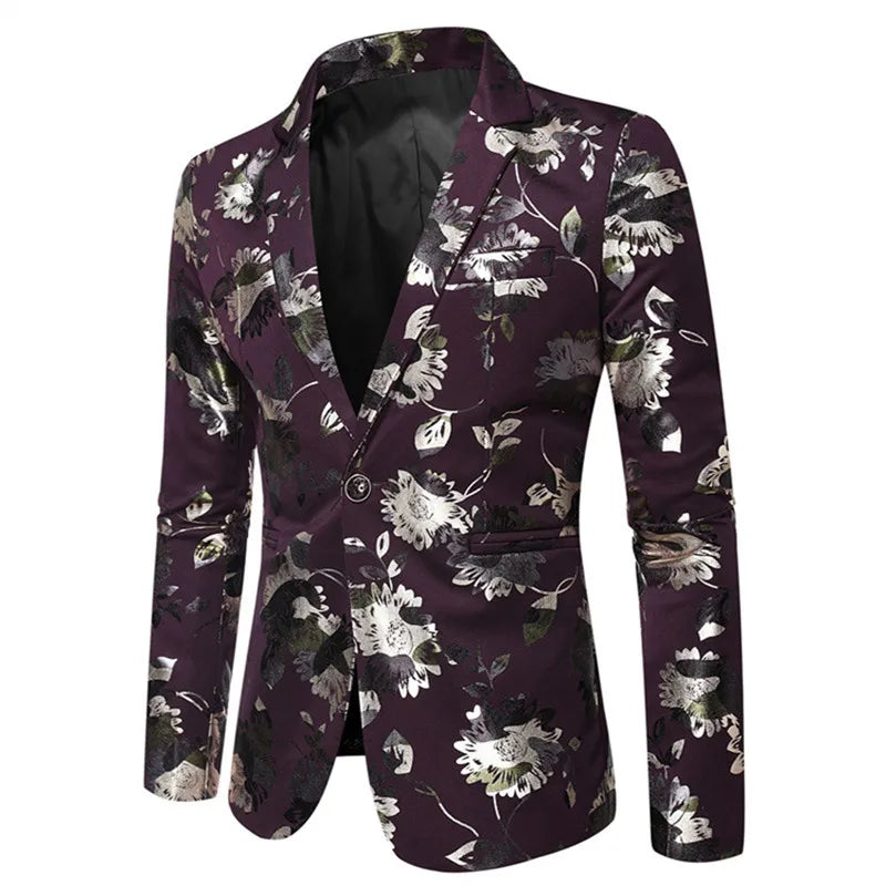 Blazers Masculino Homme Slim Fit for Men, 2025 Stylish Casual Solid Blazer, Business Wedding Party Outwear Coat Suit Top Regular
