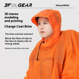 3F Ul GEAR Three In One Professional Mountaineering And Hiking Raincoat  About 200g Wear Upgrade Lightweight And Portable Brim