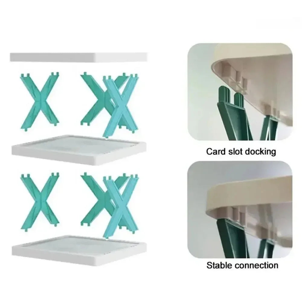 Shoes Racks Storage Organizer Detachable Shoe Racks Saves Family Household Rack Multi Layer Simple Shoes Shelf Color Cabinet