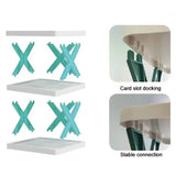 Shoes Racks Storage Organizer Detachable Shoe Racks Saves Family Household Rack Multi Layer Simple Shoes Shelf Color Cabinet