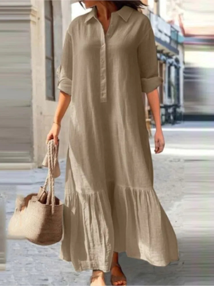 Casual Long Sleeve for Women, Summer Dress