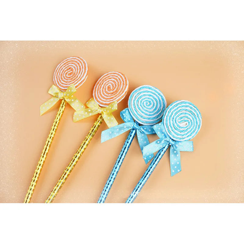 24 Pcs School Supplies Set: Cute Desktop Decorations And Fun Lollipop Ballpoint Pens