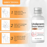 Private Parts Underarm Whitening Cream Bleaching Serum Whiten Butt Knee Brighten Inner Thigh Intimate Parts Dark Remove Melanin