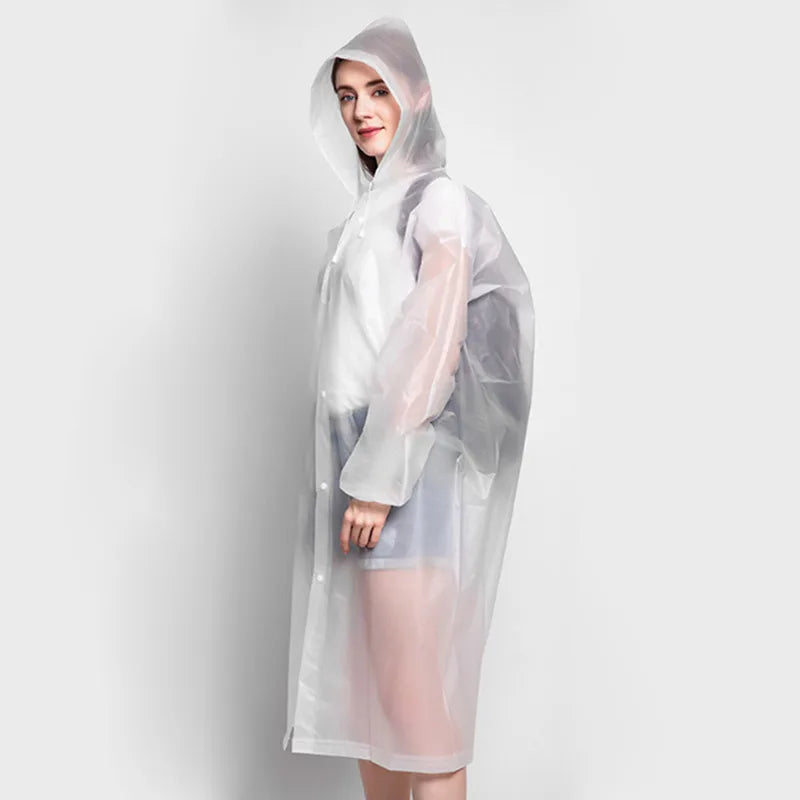 Raincoat Women Men Impermeable Thickened Waterproof Raincoat Tourism Outdoor Hiking Rain Poncho Raincoat Hooded Rain Coat