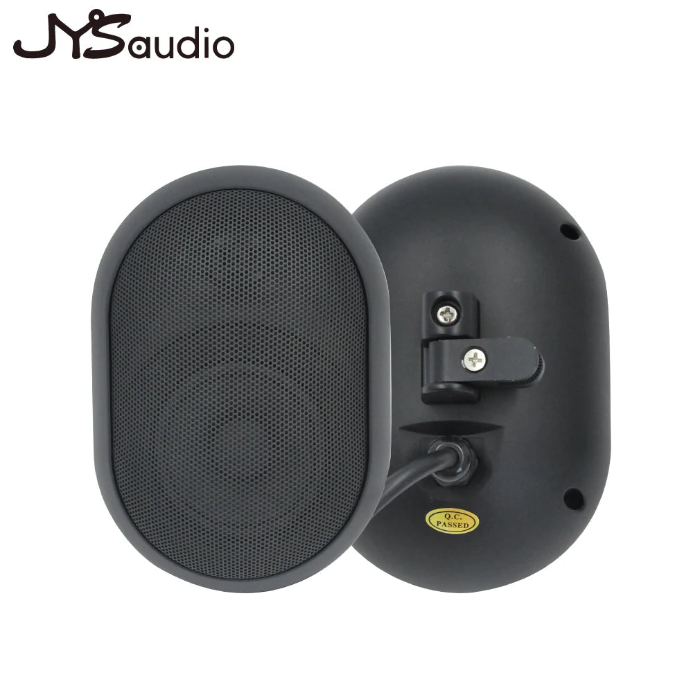 Passive Outdoor Speaker Waterproof Wired 2 Way 16Ohm Premium Mountable Wall Mount Speakers On-wall Durable For Patio Marine Boat