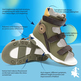 Princepard New Arrivals Breathable Pediatric Corrective Shoes for Toddlers Orthopedic Boys Sandals Shoes With Flat Feet