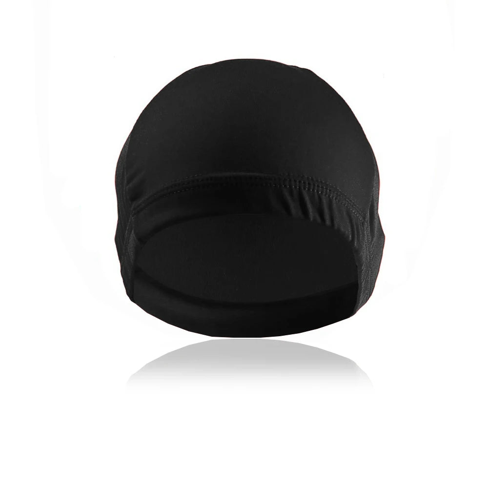 Spandex Dome Cap Wide Band Wig Satin Breathable Wave Cap For Men