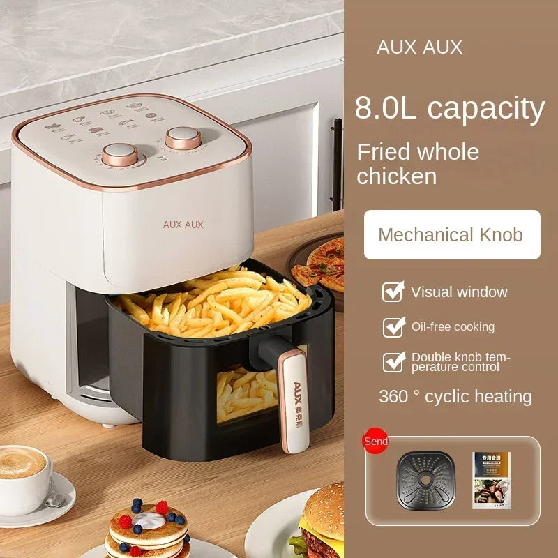 220V AXA Air Fryer Model - All-in-One Air Fryer Oven with Smart Auto-Fry, Multi-Functionality and No Oil Cooking C