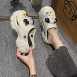 Women's Slippers 5CM High Platform Garden Fashion Clogs Shoes Women's Slippers Thick Bottom EVA Sandals Summer Girls Slippers